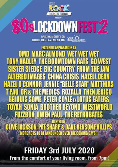 LET’S ROCK ANNOUNCE 80s LOCKDOWNFEST 2 - Cardiff Times